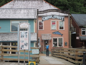 The Entrance to Creek Street, Ketchikan, Alaska